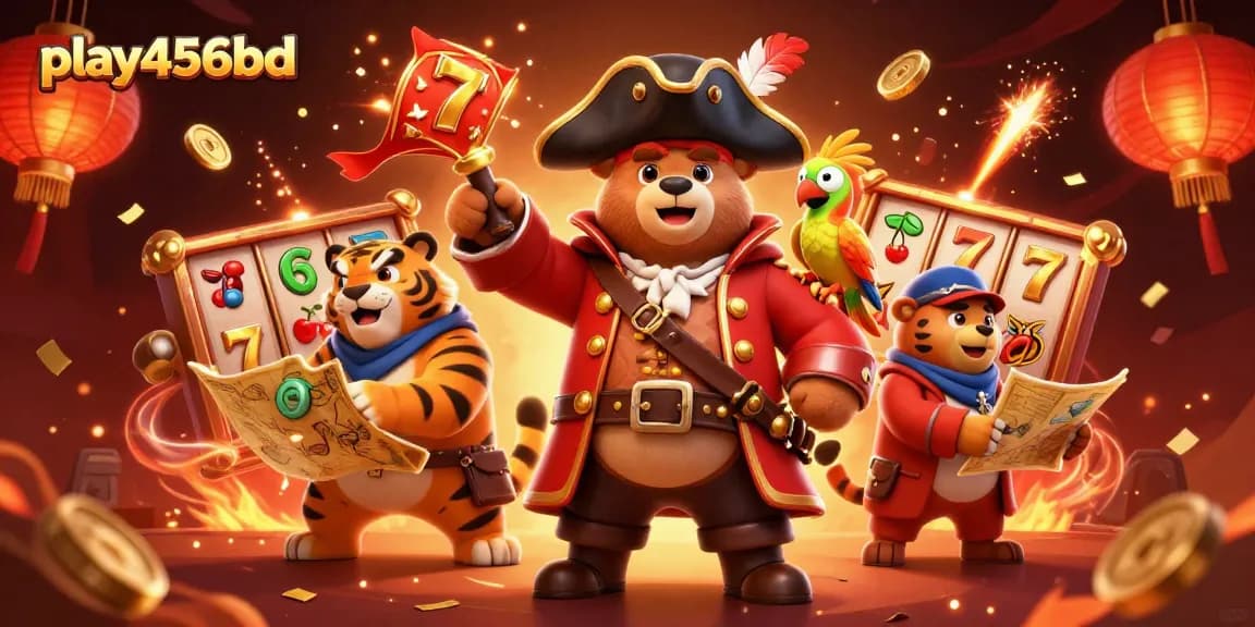 Experience the thrilling adventures at play456bd with an exciting 3D casino scene!