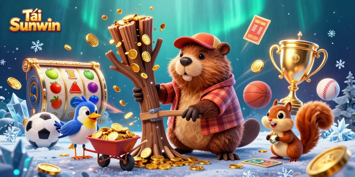 Experience excitement while playing at Tải Sunwin with vibrant characters in a dynamic casino scene.