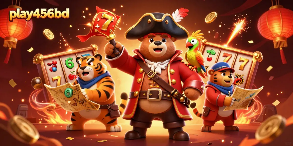 Experience the thrilling adventures at play456bd with an exciting 3D casino scene!